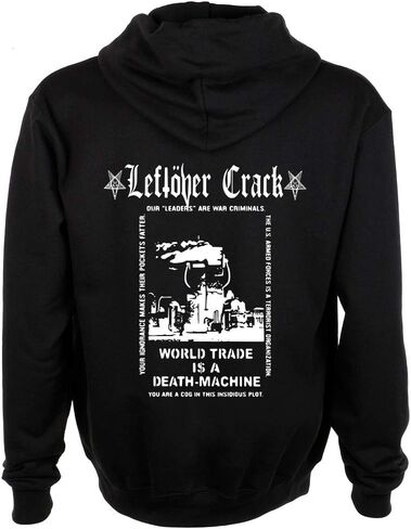 سترة بغطاء رأس بسحاب كامل من Chat Noir Leftover Crack - Crust Punk Mdc Oi Polloi Morning Glory No Cash in Kuwait