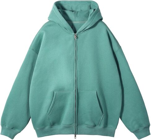 Zip Up Mens Womens Hoodies Oversized Retro Heavyweight Cotton Athletrc Hoodie Sweatshirt Streetwear Y2K in Saudi Arabia