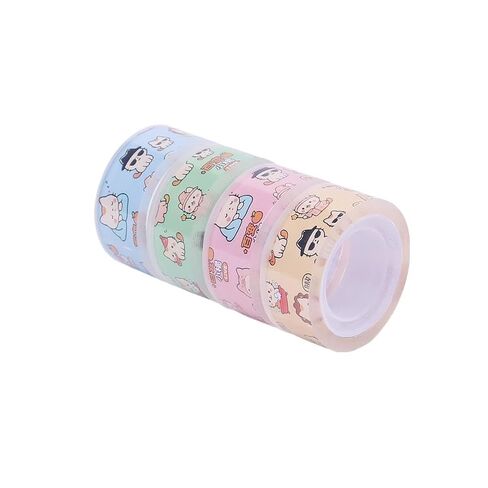 Versatile Little Orange Transparent Tape - Cute Cartoon Design Easy Tear PET Film, Clear Background Washi Tape for Journal Planner Decoration, Kawaii Stationery Supplies in Saudi Arabia
