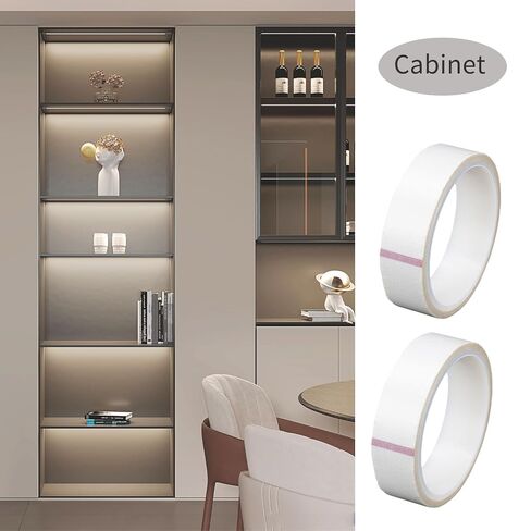 3 قطع شريط تنعيم الضوء، شريط توزيع LED 0.59 بوصة × 32.8 قدم، شريط لاصق شريط إضاءة LED لشرائط LED، حجب الضوء المعتدل، أبيض in Kuwait