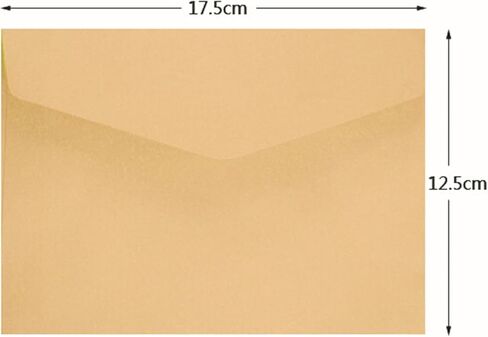 مظاريف 5x7، مظاريف 5x7 للدعوات، 10 عبوات من مظاريف a7، بطاقة دعوة على شكل ظرف بني in Kuwait