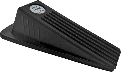 Door STOPPERS for Bottom of Door — Heavy Duty Rubber Wedge Stopper with Galvanized Metal Bottom Includes a Powerful Magnet with a Commercial Grade Adhesive Backing. Only brandable Stopper. in Saudi Arabia