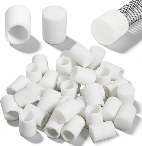 30 PCS Plastic Rubber Door Stoppers Replacement Tips, Universal Size White Door Stopper for Wall Protection in Saudi Arabia
