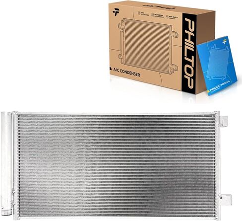 PHILTOP Air Conditioning A/C Condenser Compatible with Fiat 500X 2016-2018 L4 2.4L,Jeep Compass 2017-2022,Jeep Renegade 2015-2021 L4 2.4L,Ram ProMaster City 2015-2022 Replace# 68273402AA 30045 in Saudi Arabia