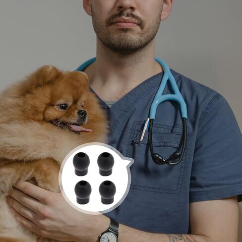 Mobestech 4pcs Earplugs Ear Tips for Stethoscopes Stethoscope Accessories Stethoscope Replacement Earbud Stethoscope Replacement Ear Tips Stethoscope Ear Tips Replacement Ear Beans Gourd PVC in Kuwait