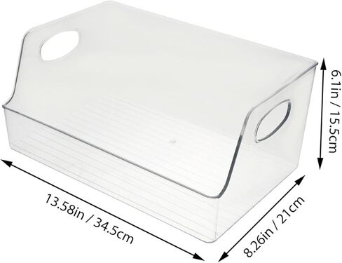 Storage Box for Books Book Storage Organizer Acrylic Book Storage Box Multi Boxes for Home in Saudi Arabia