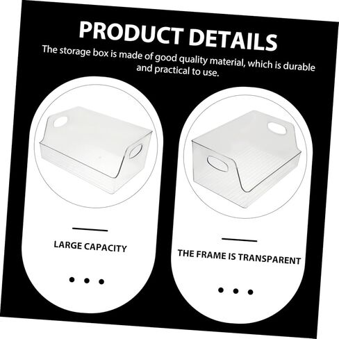 Acrylic Book Storage Box Transparent Multipurpose Organizer for Home and Office for Magazines Newspapers and Crafts Keeps Spaces Tidy and Stylish in Kuwait