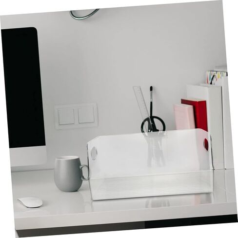 Acrylic Book Storage Box Transparent Multipurpose Organizer for Home and Office for Magazines Newspapers and Crafts Keeps Spaces Tidy and Stylish in Kuwait