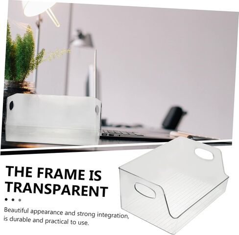 Acrylic Book Storage Box Transparent Multipurpose Organizer for Home and Office for Magazines Newspapers and Crafts Keeps Spaces Tidy and Stylish in Kuwait