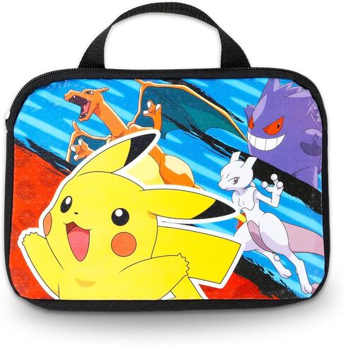 Pokemon Backpack Set - Bundle with 16" Pikachu Backpack, Utility Case, Pencil Holder, Water Bottle, Stickers, More | Pokemon School Bag Set for Kids, Boys, Girls in Saudi Arabia