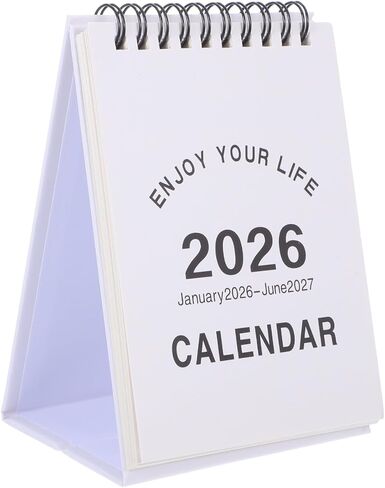 Lurrose 2026 Desk Calendar: Small Desk Calendar 2026 - Monthly Planner From Jan. Until Dec for Home Office School (black) in Saudi Arabia