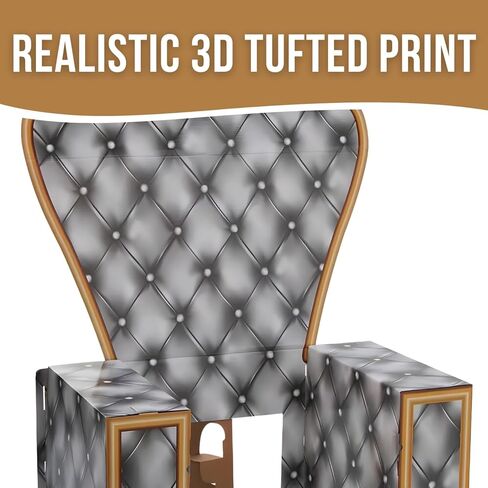 44" x 23" x 71" 3D Royalty Chair Cardboard Cutout Stand-Up in Saudi Arabia