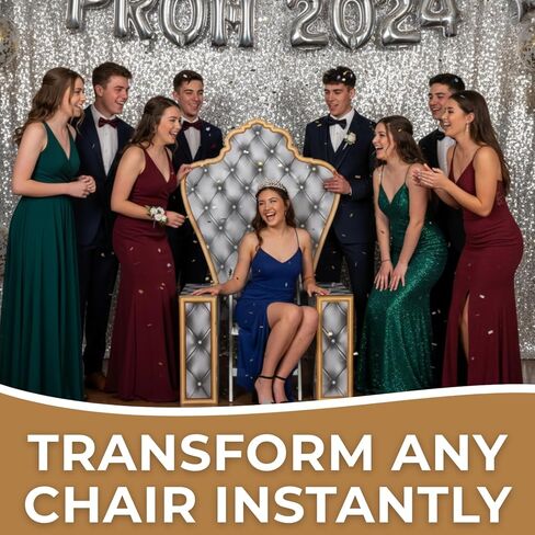 44" x 23" x 71" 3D Royalty Chair Cardboard Cutout Stand-Up in Saudi Arabia
