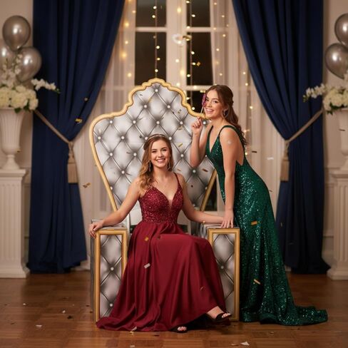 44" x 23" x 71" 3D Royalty Chair Cardboard Cutout Stand-Up in Saudi Arabia