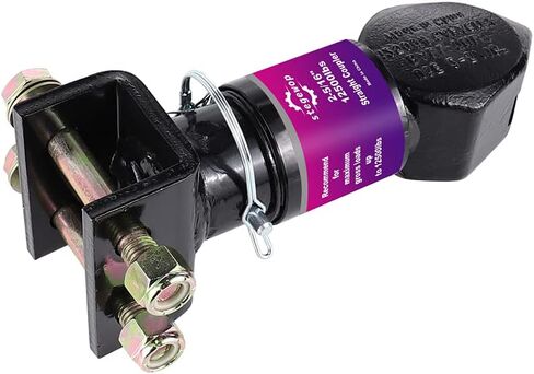 وصلة مقطورة قابلة للتعديل 2-5/16 بوصة مع مزلاج الزناد SAE الفئة IV 12500 رطل لسحب RV والقارب والتخييم (أسود) (12500LBS 2-5/16 بوصة) in Kuwait