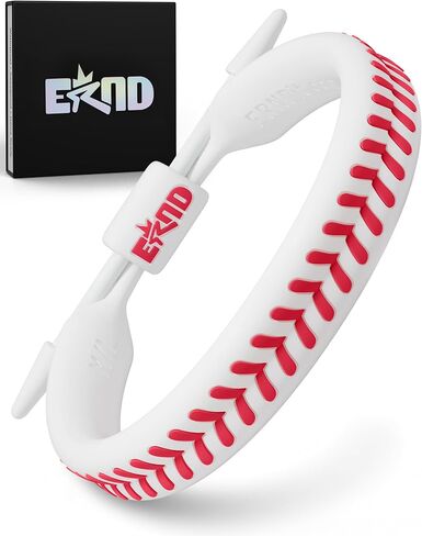 ERND Sports Bracelets for Boys & Girls – Premium Silicone Baseball, Basketball & Softball Bracelet – 100% Waterproof & Sweatproof Adjustable Sports Jewelry Wristbands for Kids, Teens & Adults in Saudi Arabia