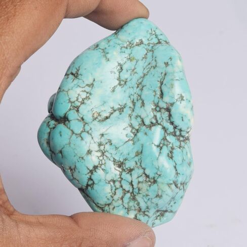 646.00 Ct Certified Rough Turquoise Healing Crystal Natural Blue Turquoise Gemstone BR-594 in Saudi Arabia