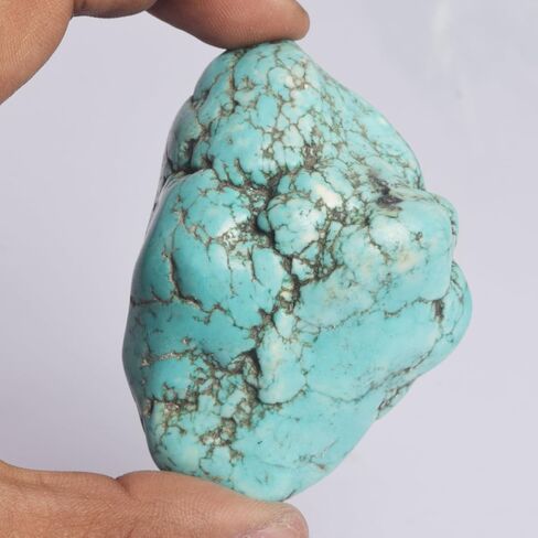 646.00 Ct Certified Rough Turquoise Healing Crystal Natural Blue Turquoise Gemstone BR-594 in Saudi Arabia