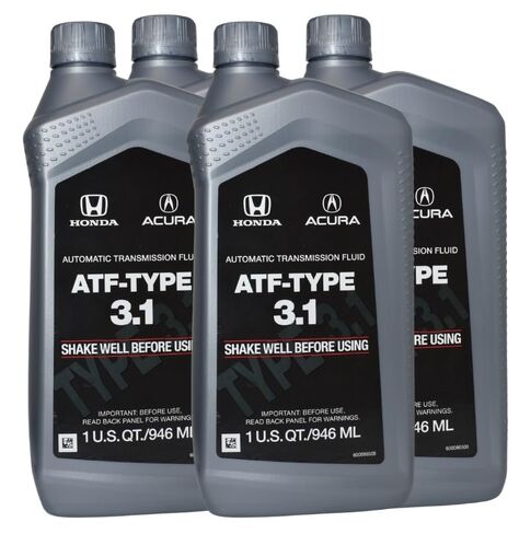 Honda ATF-Type 3.1 08268-P99-4EDAD(x4 Quarts) + ATF Screw Plug 06237-5J4-010(x2), 9-Speed Transmission, Fluid Drain and Fill Kit in Saudi Arabia