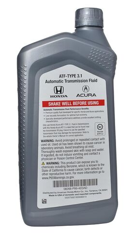 Honda ATF-Type 3.1 08268-P99-4EDAD(x4 Quarts) + ATF Screw Plug 06237-5J4-010(x2), 9-Speed Transmission, Fluid Drain and Fill Kit in Saudi Arabia