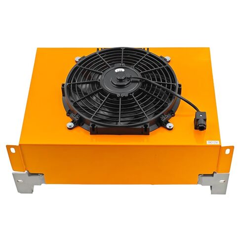 AH1417T-CA DC12V 150L/دقيقة مروحة مبرد الزيت الهيدروليكي 120 واط الزيت الهيدروليكي المبرد مبرد الهواء تبديد الحرارة استبدال # AH1417T in Kuwait