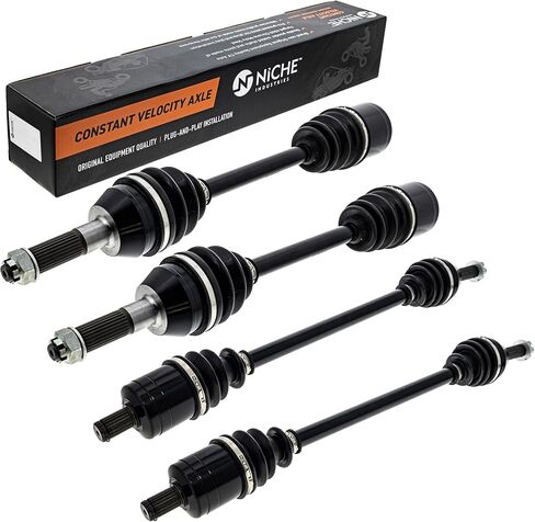 NICHE Front Rear CV Axle Kit For Polaris Ranger 570 Crew Full Size 1333743 1334361 in Saudi Arabia
