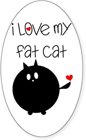 ملصق بيضاوي لوجه القطة السوداء من CafePress ملصق بيضاوي لممتص الصدمات للسيارة in Kuwait