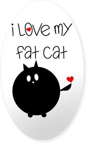ملصق بيضاوي لوجه القطة السوداء من CafePress ملصق بيضاوي لممتص الصدمات للسيارة in Kuwait