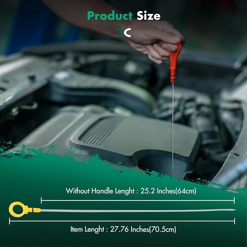 SCITOO Engine Oil Dipstick 921-122 for Chrysler Town & Country 3.6L 2011-2016,for Dodge Grand Caravan 3.6L 2011-2019,for Ram C/V 3.6L 2012-2015,Engine Oil Measuring Rod Dip Stick #5184013AI,921122 in Saudi Arabia