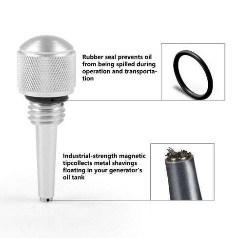 مقياس الزيت المغناطيسي للمولدات العاكسة الصغيرة، متوافق مع Wen 5520i، Yamaha، Predator 2000، Champion، Ai Power، Westinghouse، Generac، Pulsar in Kuwait