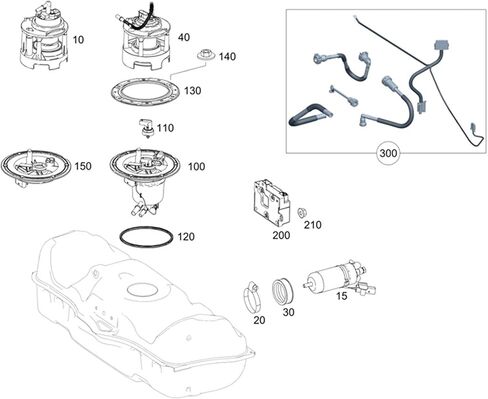 Fuel Pump Control Unit A0009006207 for from 2011-2019 Including GT, A, B, C Series in Saudi Arabia