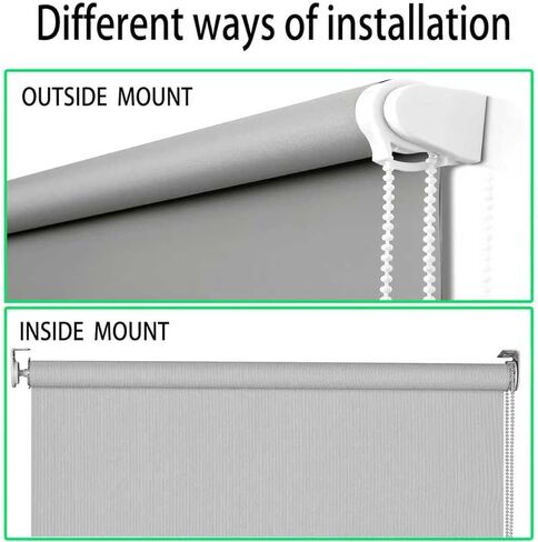 Roller Shade Clutch Kit for 1.5"/38mm Tube, Window Shade Repiar Kit Complete with Metal Brackets, Clutch, Bead Chain, End Plug & Child Safty P-Clip, Curtain Roller Blind Accessories, Heavy Duty in Saudi Arabia