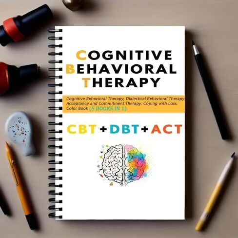 مصنف الصحة العقلية للبالغين مع تمارين CBT وDBT، مجلة مهارات التكيف الحلزونية للإجهاد والخسارة والممارسة اليومية in Saudi Arabia