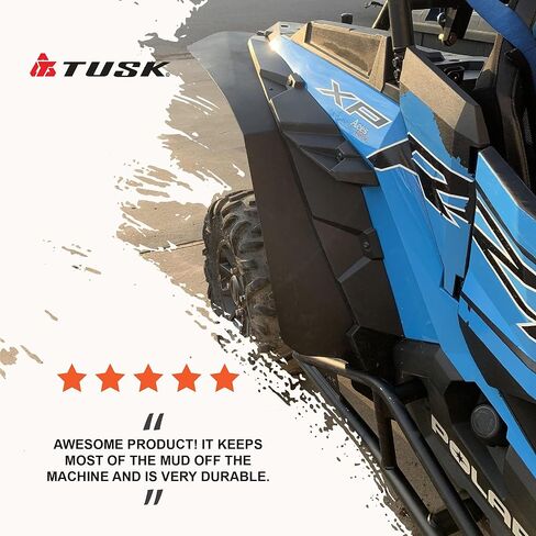 Tusk UTV Fender Flare Kit أسود لـ Polaris RZR XP 1000 2014-2021 in Saudi Arabia