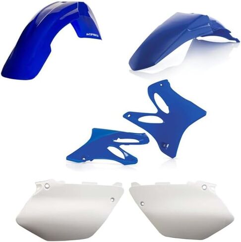 Acerbis Plastic Kit For Yamaha YZ125 (2002-2005), YZ250 (2002-2005) - white in Saudi Arabia