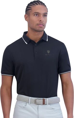 قمصان الجولف الرجالية من Ben Sherman - مقاس رياضي رياضي، عامل حماية من أشعة الشمس +، ماص للرطوبة، مقاوم للرائحة، قميص كاجوال in Saudi Arabia