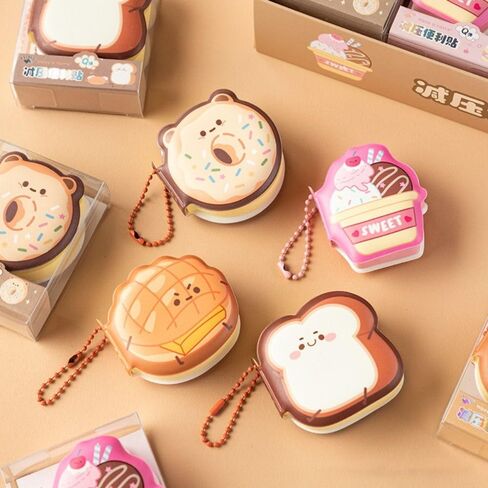 1 قطعة الكرتون المحمولة Kawaii اللوازم المدرسية مذكرات المفكرة طالب القرطاسية دفتر مخطط صغير مذكرة لاصقة (عشوائي 1 قطعة) in Kuwait