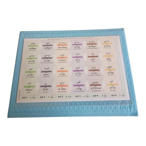 Quran Organizer Tabs, Quran Study Journaling, Quran Accessories, Islamic Gifts (Multi-Color, Bi-Lingual [Arabic and English] 114 Surahs + 30 Juzs) in Saudi Arabia
