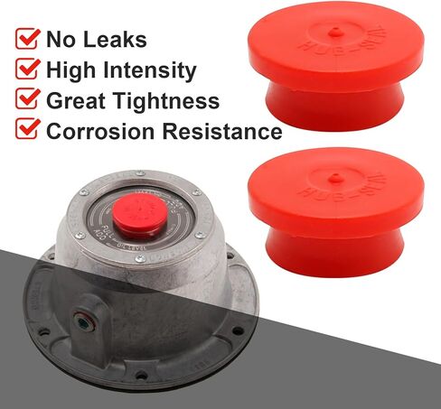 Anxingo 20 قطعة من المقابس المطاطية Hubcap 1-1/8 بوصة لختم قابس غطاء المحور، سدادة المحور سهلة التركيب، سدادات جانبية حمراء بديلة لأغطية محور Stemco استبدال 359-5990 343-4009 in Saudi Arabia
