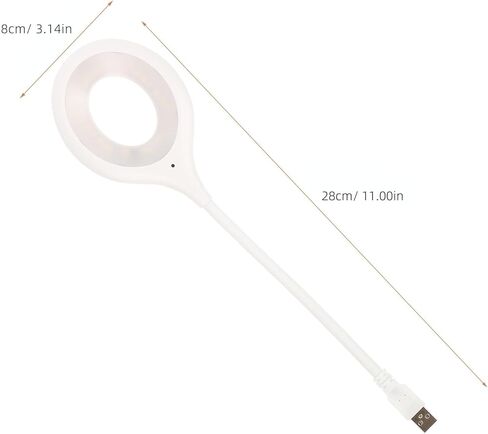 Gadpiparty 2pcs Voice Control USB Reading Flexible Gooseneck Led Light for Bedside Reading Soft Night Light Smart Voice Activation for Bedroom Office and Study Use in Saudi Arabia