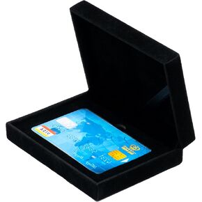 حامل صندوق بطاقات العمل المخملي مناسب لبطاقة الائتمان القياسية لبطاقة الهدايا in Kuwait
