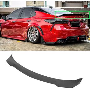 Rear Trunk Spoiler for Toyota Camry 2018-2024 Yofer V2 Style High Kick Spoiler Wing Lip (Carbon Fiber Print) in Saudi Arabia
