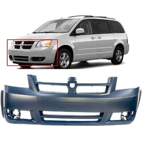 FitParts Compatible with Dodge Grand Caravan 2008-2010 Front Bumper Cover. New Primed SE C/V SXT Value Package 1AG01TZZAB CH1000924 in Kuwait