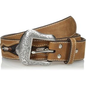 Nocona Men's Buffalo Concho Inlay Belt in Kuwait