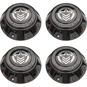 4Pcs Wheel Center Cap Hub Cover 1856L213H Gloss Black Anthem Off-Road in Saudi Arabia