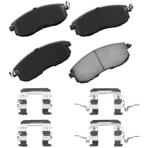 MOTOREVO Rear Ceramic Disc Brake Pads Replacement Set Compatible with RAV4 [ 2006-2018 ], For 2006 2007 2008 2009 2010 2011 2012 2013 2014 2015 2016 2017 2018 Rear in Kuwait