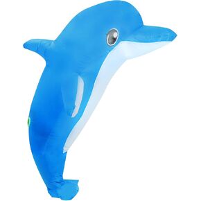 زي القرش القابل للنفخ للبالغين، زي القرش المنفوخ للهالوين والكريسماس والاحتفالات التنكرية in Kuwait