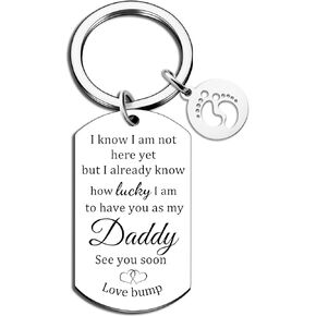 New Dad Gifts Pregnancy Announcement For Dad Daddy To Be Gifts First Fathers Day Gift Ideas Expecting Soon To Be Dads Keychain in Saudi Arabia