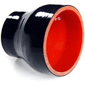 Rev9Power Rev9_SH-SR-225300-BLACK; خرطوم سيليكون مستقيم مخفض 2.25 إلى 3.00 بوصة (أسود) in Kuwait