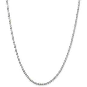 925 Sterling Silver 2.5mm Round Spiga Chain; 20 inch in Kuwait